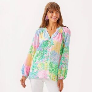 NWT Lilly Pulitzer Elsa Top sz L
